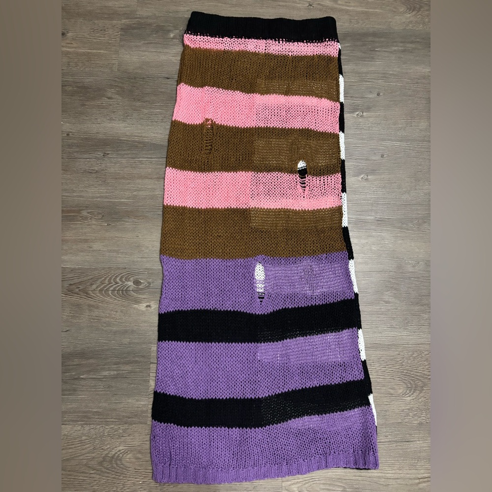 NWT Dolls Kill / Current Mood Backstage Party Maxi Skirt - Picture 2 of 8